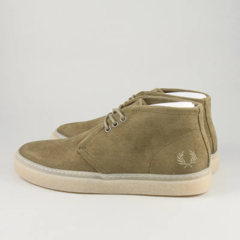 Fred Perry Hawley Corduroy - Uniform Green-1